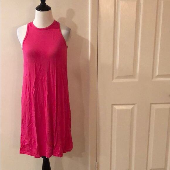 Pink Cutout Dress Shift - Picture 3 of 6